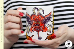 Spicy But Cute | Funny Devil Halloween Mug Wrap Product Image 2