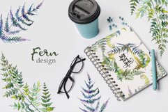 Fern Watercolor png Product Image 6