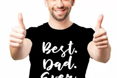 Best Dad Ever SVG | Father's day SVG | Daddy SVG Product Image 3