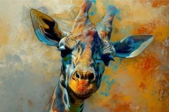 Agile Giraffe head. Generate Ai Product Image 1