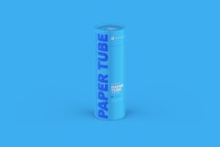 Closed Paper Tube Mockup 40x122mm Product Image 7