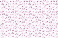 6 seamless patterns set with paints splashes Product Image 9
