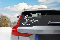 Car window mockup. Product mock up stock photo JPG Product Image 1