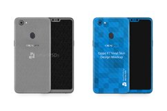 Oppo F7 Vinyl Skin Design Mockup 2018 Product Image 1