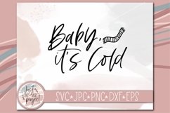 Baby its cold svg, Winter svg, Cold outside svg, Cute Xmas Product Image 2