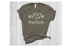 Bella Canvas 3001 Tshirt Mock-up BUNDLE ALL HEATHERS Product Image 13