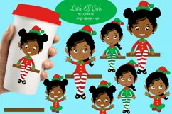 Elves Clipart - African American Elf clipart Product Image 1