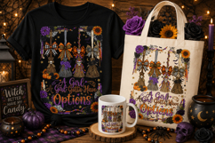 Halloween Witch Broom PNG | A Girl Gotta Have Options Product Image 1
