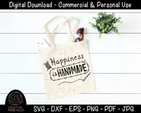 Happiness is Handmade - Sewing Crafting SVG, Shop Small SVG Product Image 3