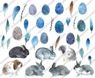 Watercolor clipart. Easter digital clipart.Watercolor Spring Product Image 2