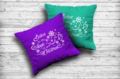 Christmas svg Believe in the magic of Christmas Winter svg Product Image 6