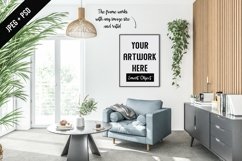 Living room mockup - frame &amp; canvas mockup creator Product Image 3