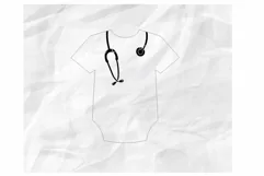 Stethoscope Svg, Doctor Svg, Nurse Svg, Baby Doctor Svg Product Image 1