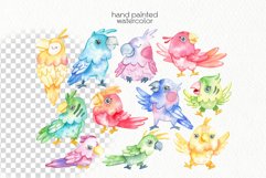 Watercolor Parrot Clipart - PNG Files Product Image 2