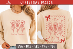 Dead but Fabulous Ballerinas SVG Christmas designs