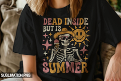 Dead Inside But Loving Summer Skeleton PNG Product Image 1