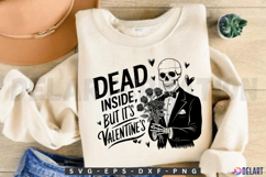 Dead Inside, But It&#039;s Valentine&#039;s SVG Product Image 5