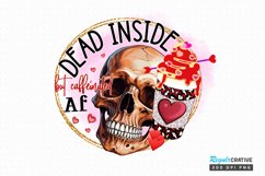 Dead Inside But Sublimation PNG Product Image 1