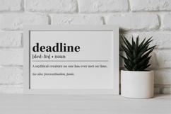 Funny Office Definition Wall Art, Office Decor SVG, PNG. Product Image 2
