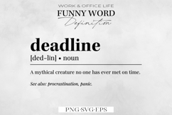 Funny Office Definition Wall Art, Office Decor SVG, PNG. Product Image 1