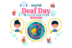 10 World Day of the Deaf Illustration Product Image 1