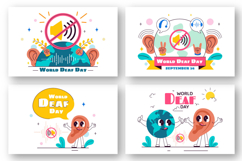 10 World Day of the Deaf Illustration Product Image 2