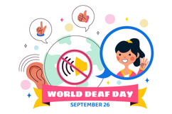 10 World Day of the Deaf Illustration Product Image 4