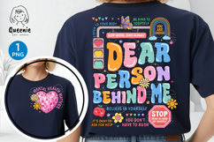 Dear Person Behind Me Mental Health Inspirational Quotes Product Image 1