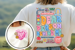 Dear Person Behind Me Mental Health Inspirational Quotes Product Image 2