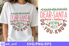 Funny Sarcastic Christmas PNG SVG T-shirt Design Product Image 1