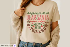 Funny Sarcastic Christmas PNG SVG T-shirt Design Product Image 3