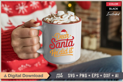 Dear Santa He Did It SVG | Christmas SVG | Holiday SVG Product Image 3