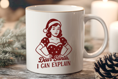 Retro Christmas Quotes SVG PNG Bundle, Funny Holiday Sayings Product Image 2