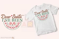 Christmas Funny Dog Saying SVG t-shirt Design Product Image 2