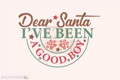 Christmas Funny Dog Saying SVG t-shirt Design Product Image 1