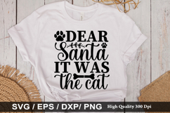 Christmas Cat SVG Bundle - Christmas T-shirt Design Product Image 7