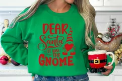 Dear Santa It Was The Gnome SVG PNG | Funny Christmas Gnome Product Image 3