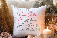 Dear Santa Just Leave Your Credit Card Under The Tree Svg Product Image 1