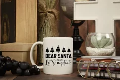 Dear Santa Let's Negotiate SVG ,Christmas SVG Design Product Image 3