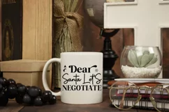 Dear Santa Let's Negotiate SVG ,Christmas SVG Design Product Image 3
