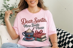 Dear Santa More Books Please Png, All Booked for Christmas Product Image 3