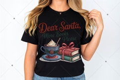Dear Santa More Books Please Png, All Booked for Christmas Product Image 7