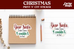 Dear Santa Sticker