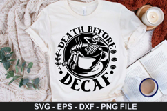 Coffee Quotes SVG Design -Fueled by Coffee and Country Music Product Image 2