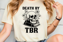 Death by TBR SVG, Book Lover SVG, Reading SVG Product Image 2