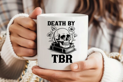 Death by TBR SVG, Book Lover SVG, Reading SVG Product Image 3