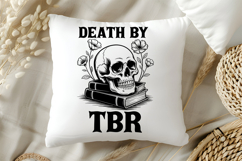 Death by TBR SVG, Book Lover SVG, Reading SVG Product Image 5