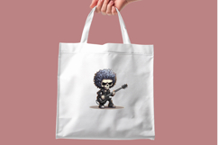 Cute Halloween Skeleton Clipart Guitar Death Metal 10 PNGs Product Image 8