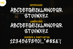Death Subway | Handwritten Dripping Graffiti Webfont Product Image 3