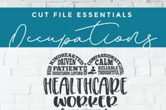 Healthcare worker svg, a health care worker svg for crafters Product Image 6